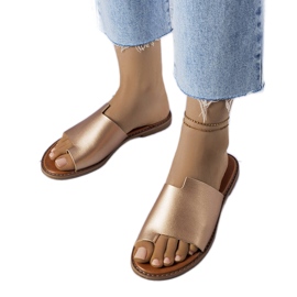 Evento Babouches dorées à dessus irrégulier de Latourelle