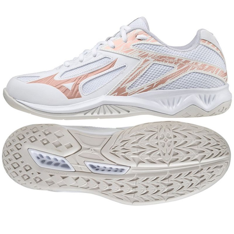 Chaussures de volleyball Mizuno Thunder Blade 3 W V1GC217036 blanche blanche Chaussures de volleyball Mizuno Thunder Blade 3 W V1GC217036 blanche blanche