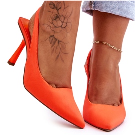 FS1 Talons Pointus Classiques Orange Fluo Whitley FS1 Talons Pointus Classiques Orange Fluo Whitley