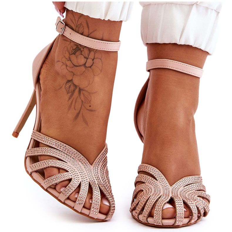 Talons Hauts Tendance Avec Jaylen Beige Clair