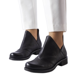 Bottines noires de Lacombe le noir