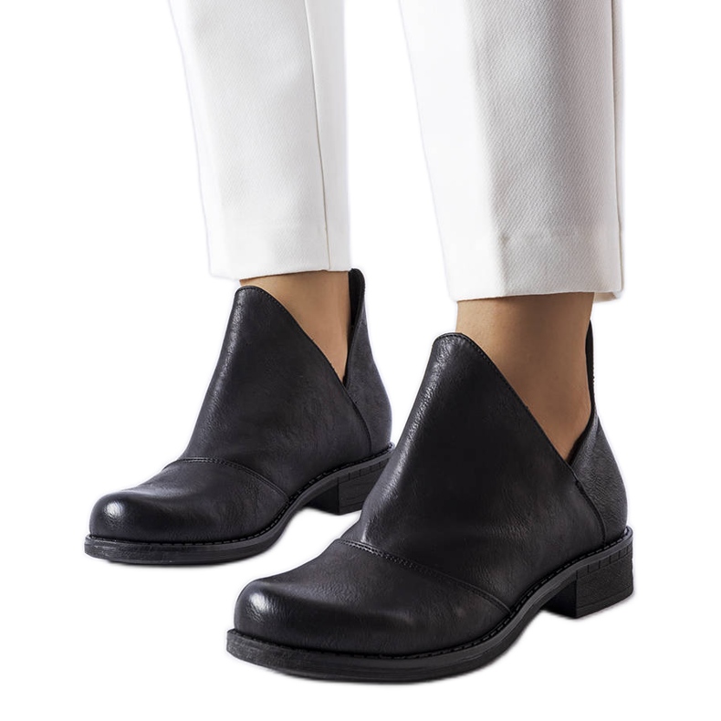 Bottines noires de Lacombe le noir