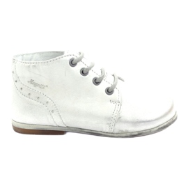Bottes en cuir en cuir attaché argenté Hugotti brillant