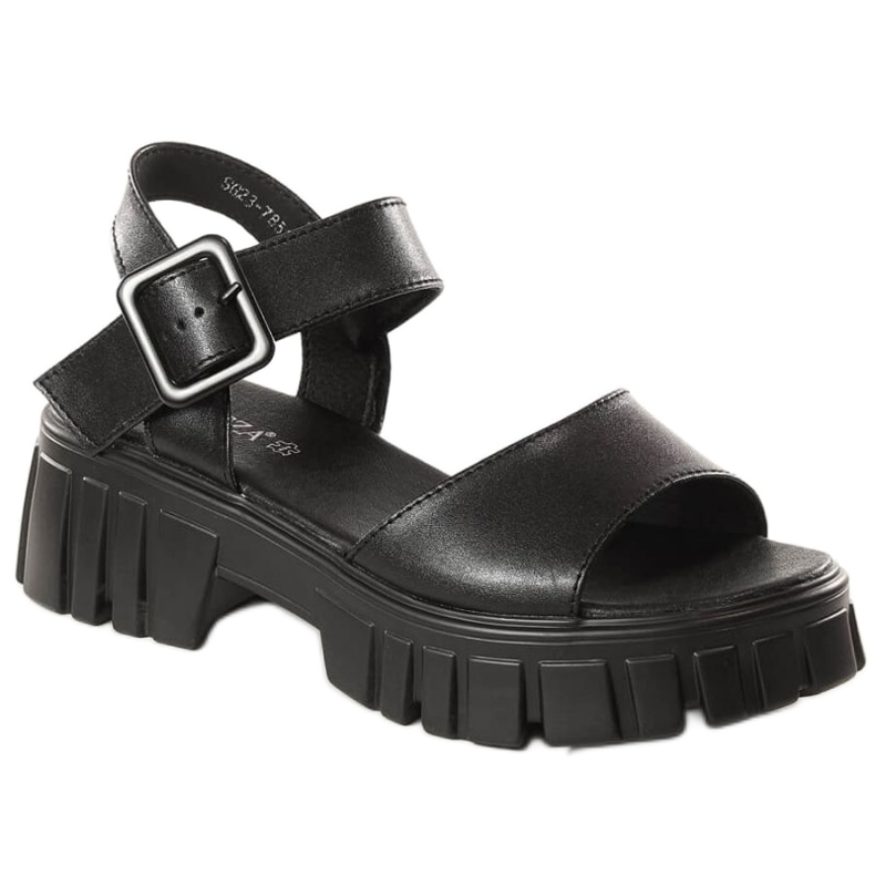 Sandales à plateforme Vinceza W JAN196A le noir