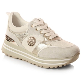 Chaussures de sport à plateforme Potocki W WOL133 doré