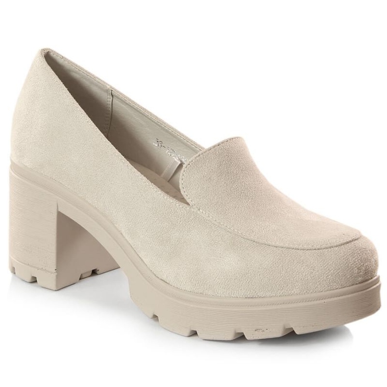 Talons hauts et chaussures à plateforme en daim Potocki W WOL134B gris