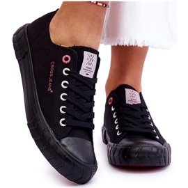 Baskets classiques pour femmes Cross Jeans LL2R4051 Noir le noir