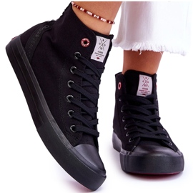 Baskets montantes classiques pour femmes Cross Jeans LL2R4088C Noir le noir Baskets montantes classiques pour femmes Cross Jeans LL2R4088C Noir le noir