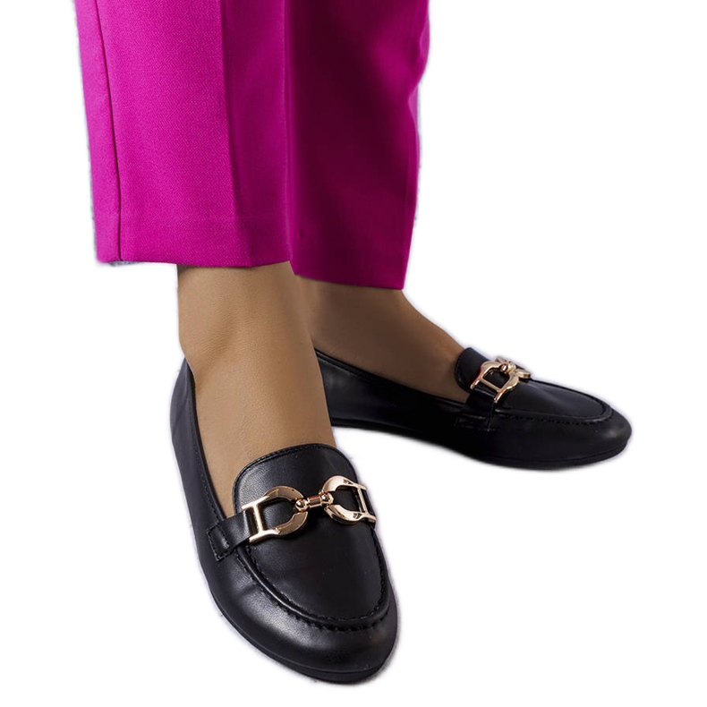 Mocassins noirs de Sauvé le noir