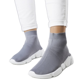 Baskets montantes grises William Baskets montantes grises William