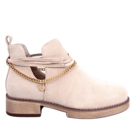 BM Boots ajourées Spring Sienna Beige