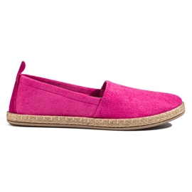 W. Potocki Espadrilles en daim rose femme Potocki