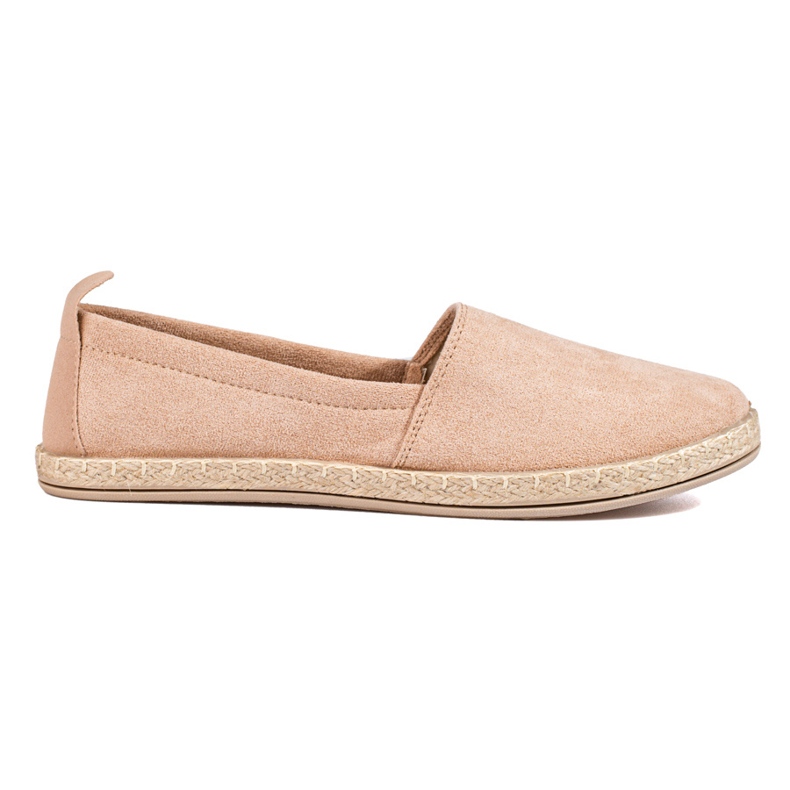 W. Potocki Espadrilles beiges femme Potocki daim