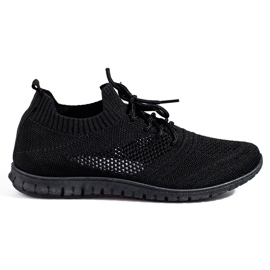 W. Potocki Chaussures de sport femme ajourées légères Potocki noir le noir
