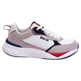 Chaussures de Sport Homme Memory Foam Big Star LL174235 Blanc-Gris