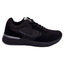 Chaussures de sport Cross Jeans pour hommes LL1R4053 Noir