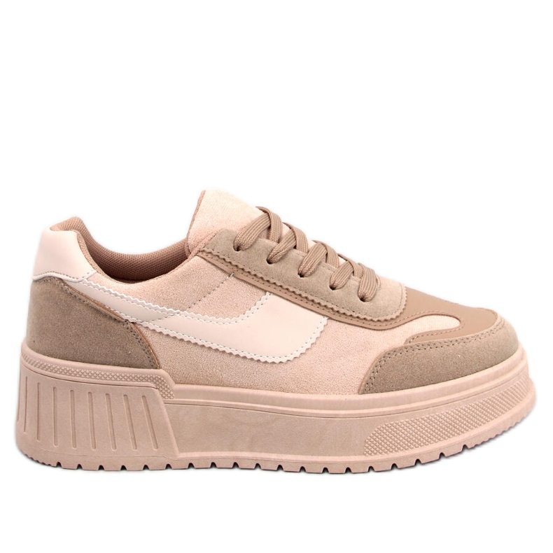 BM Baskets plateforme Foret Kaki beige BM Baskets plateforme Foret Kaki beige