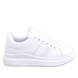 BM Maes Baskets compensées blanches