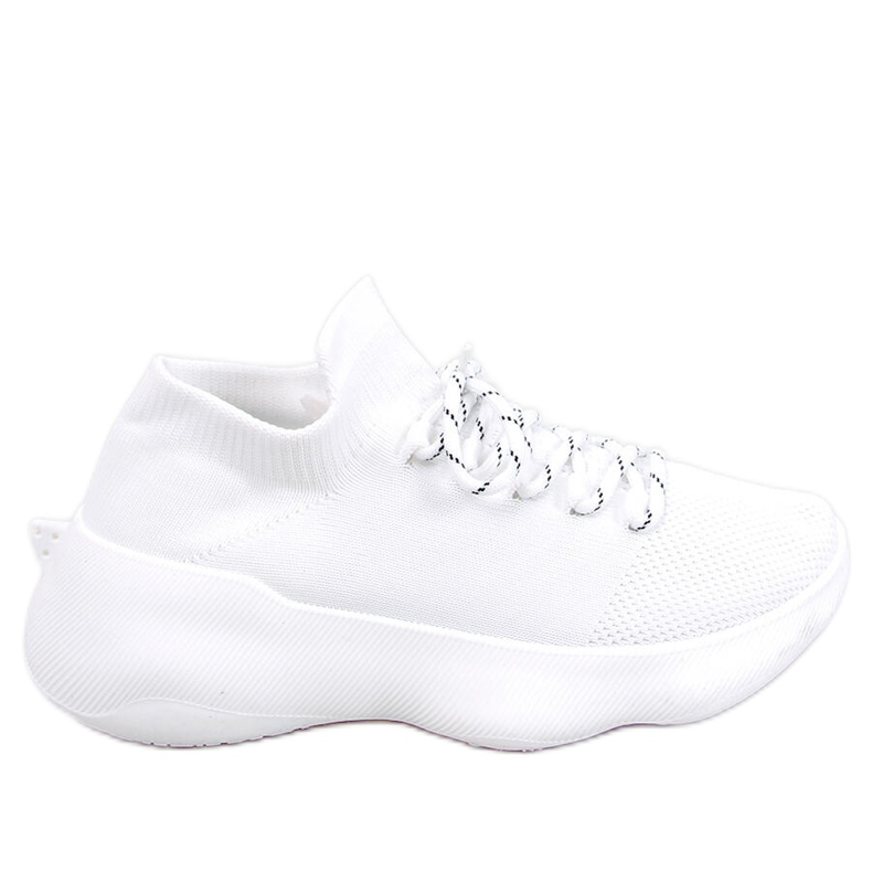 Baskets chaussettes Callens Bianco blanche