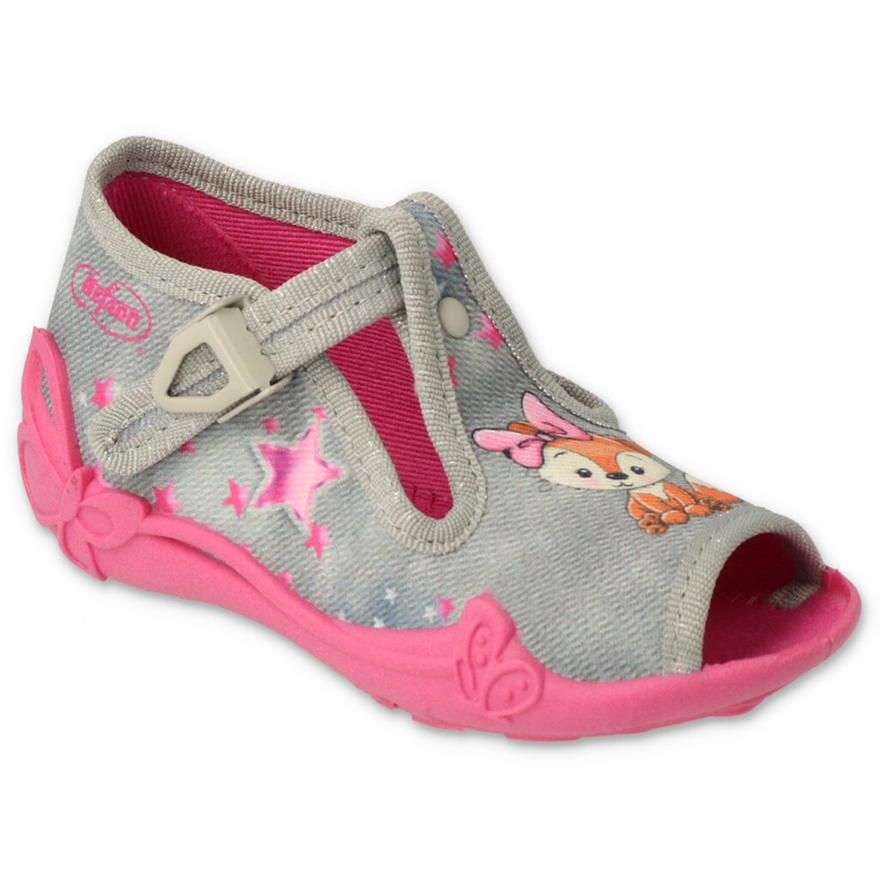 Befado chaussures pour enfants 213P137 rose gris