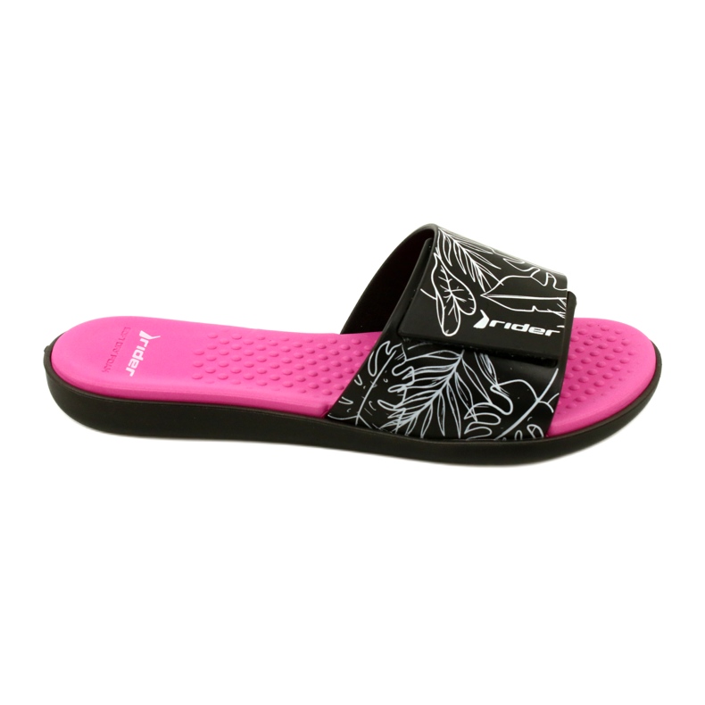Rider 83331 AD447 chaussons de piscine blanche le noir rose