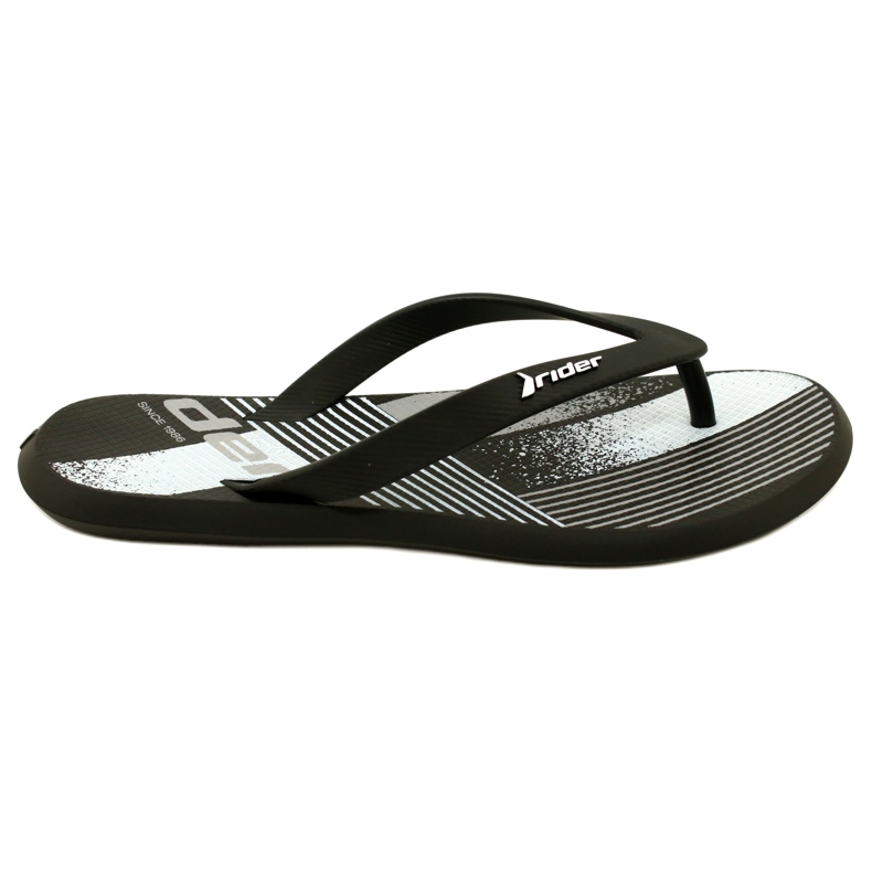 Chaussons homme Rider 83419 AH973 Noir/Blanc le noir