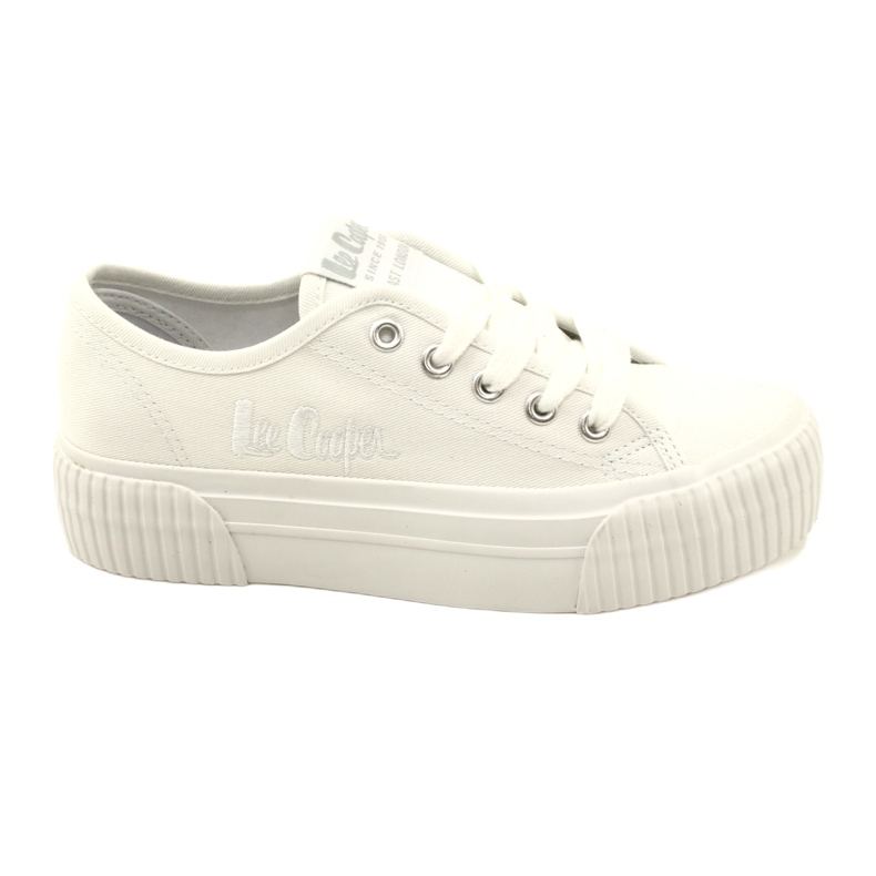 Lee Cooper LCW-23-31-1780L Baskets à fond épais, blanc blanche