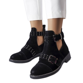 Bottes fendues noires Gauthier le noir