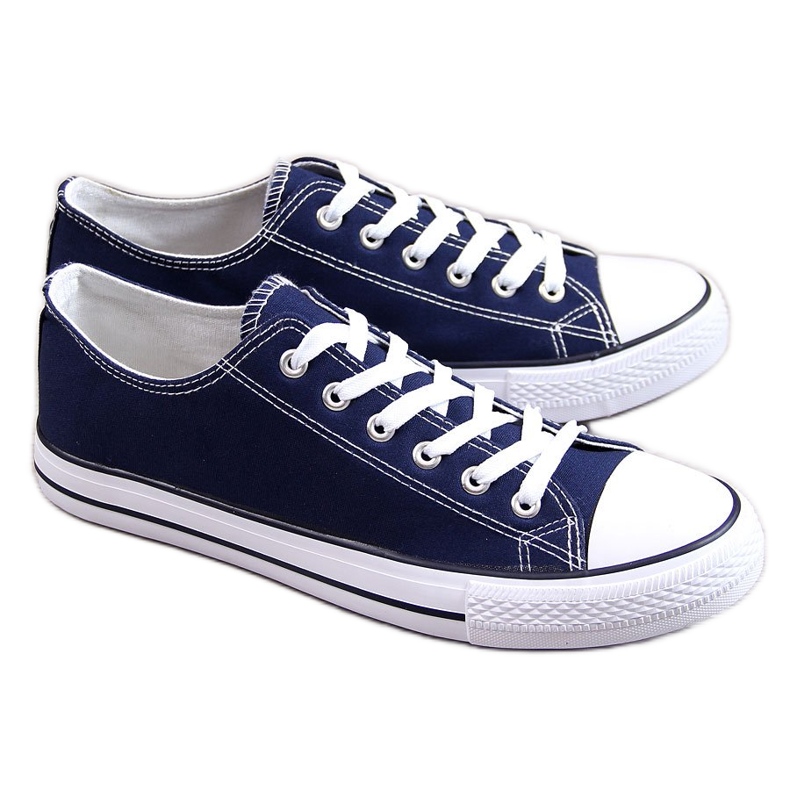 Baskets basses homme Atletico CNSM-1 bleu marine