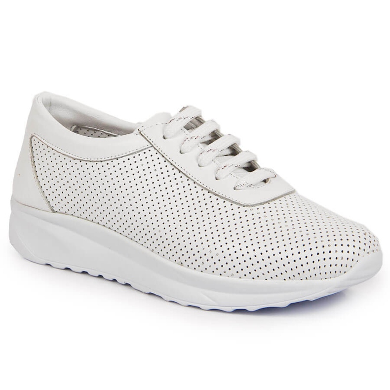 Chaussures femme cuir blanc ajouré T.Sokolski W22-382 blanche