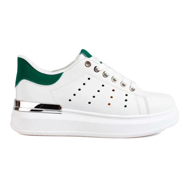 Baskets blanches à semelles épaisses Shelovet