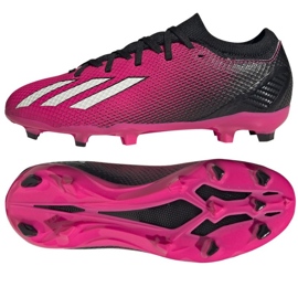 Chaussures de football Adidas X Speedportal.3 Fg Jr GZ5071 rose roses et violets Chaussures de football Adidas X Speedportal.3 Fg Jr GZ5071 rose roses et violets