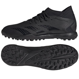 Adidas Predator Accuracy.3 Tf M GW4639 chaussures de football le noir le noir