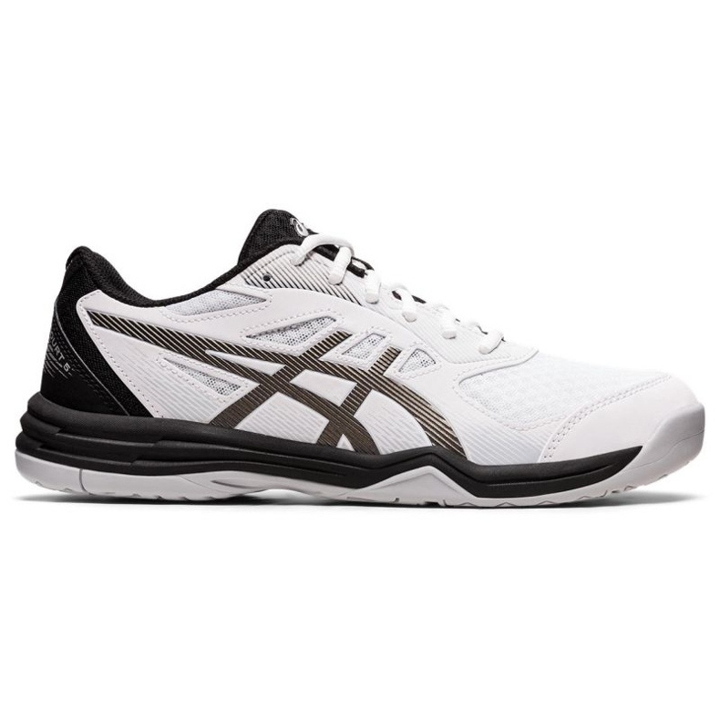 Asics Upcourt 5 M 1071A086 101 chaussures de volley-ball multicolore blanche