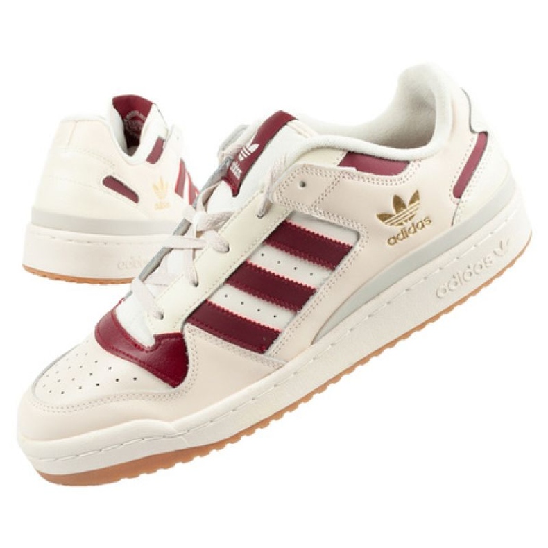 Adidas Forum Low Cl U HQ1487 chaussures de sport beige Adidas Forum Low Cl U HQ1487 chaussures de sport beige