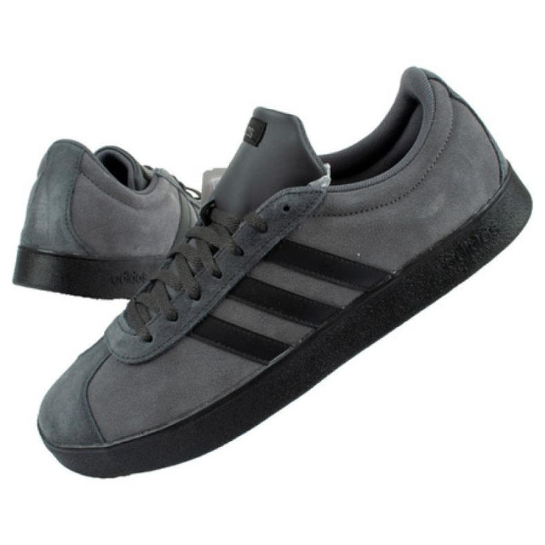 Adidas Vl Court 2.0 M GZ5983 chaussures de sport gris Adidas Vl Court 2.0 M GZ5983 chaussures de sport gris