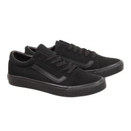 Baskets basses noires pour hommes Atletico WY18081