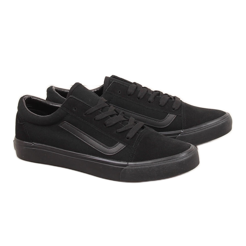 Baskets basses noires pour hommes Atletico WY18081 le noir