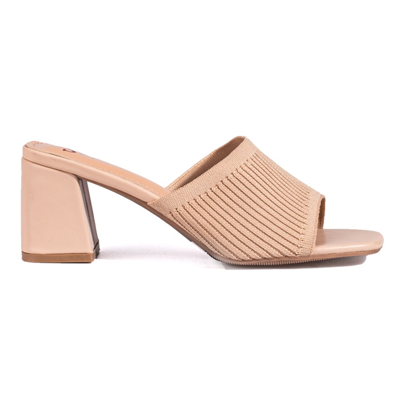 Chaussons textile femme Shelovet beige