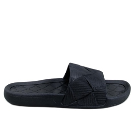 PA1 Lottner Claquettes en caoutchouc noir le noir
