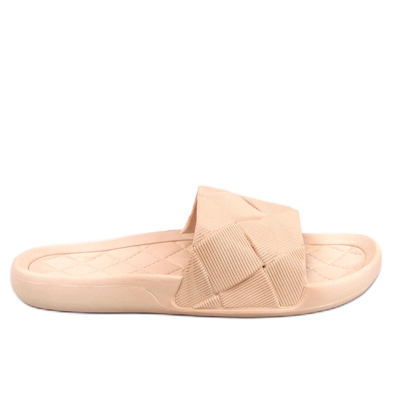 PA1 Claquettes Lottner en caoutchouc kaki beige