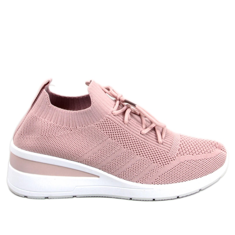 PA1 Baskets compensées cachées roses Croft