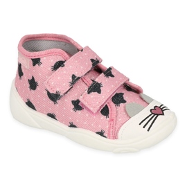 Befado chaussures pour enfants 212P077 noir rose argent