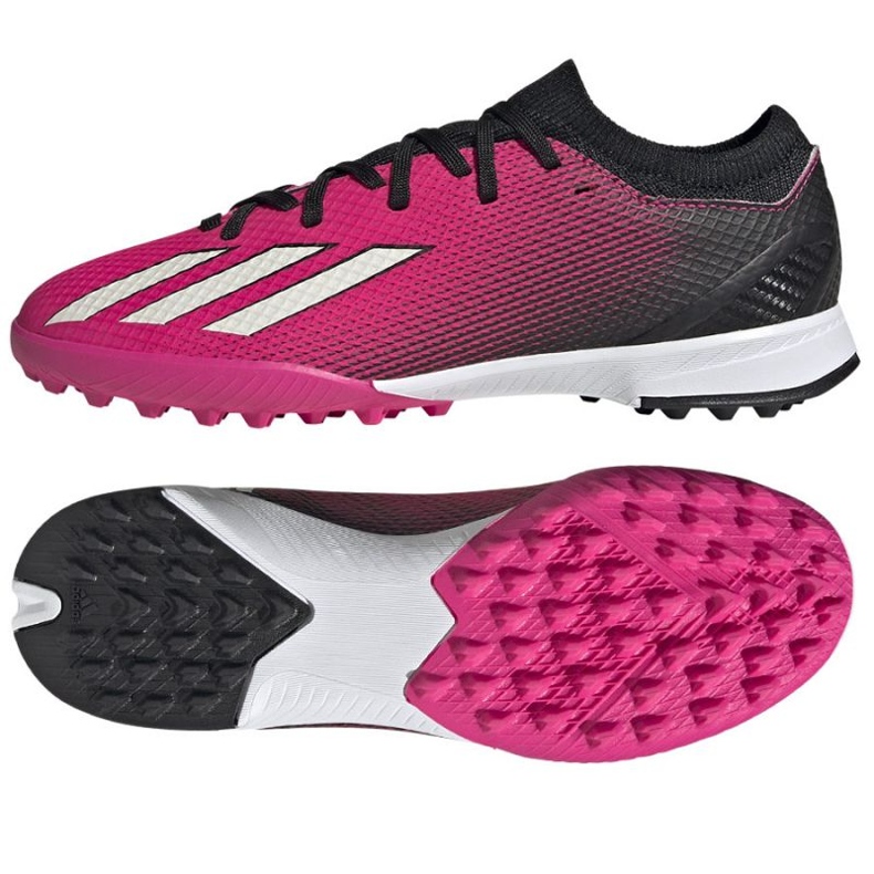 Chaussures de football Adidas X Speedportal.3 Tf Jr GZ2465 rose roses et violets