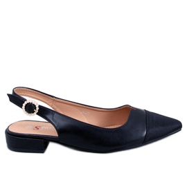 Seastar Ballerines à talon ouvert de Sanaz Black le noir