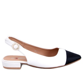 Seastar Sandales à talon ouvert de Sanaz White blanche