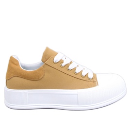 Baskets à semelle épaisse Takao Ginger jaune
