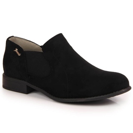Boots femme printemps Chelsea boots noir Jezzi