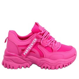 PA1 Baskets compensées Bains Fuchsia rose