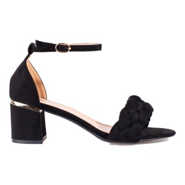 Sandales noires pour femmes de Shelovet